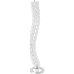 OE Elsafe: Umbilical Cable Management: Pathfinder Floor to Desk 780mm: Clear