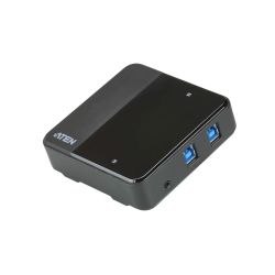 Aten USB-C enabled USB 3.1 Gen 1 Peripheral Sharing Switch. Allow to Switch four USB devices between 2 different Computers