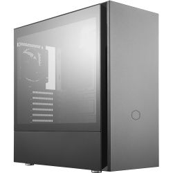 CoolerMaster Silencio S600 ATX Case, Black SILENT, Steel Side PANEL, No PSU