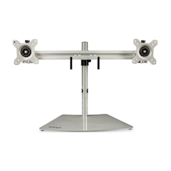 Dual-Monitor Stand - Horizontal - Silver