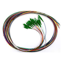 Olight Fibre Pigtail LC/APC OS2 / OS1 Singlemode 2m 12 pack Rainbow