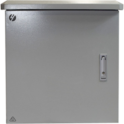 4Cabling 9RU 600mm Wide x 600mm Deep Grey Outdoor Wall Mount Cabinet. IP65