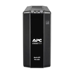 APC (BR650MI) Back-UPS Pro (BR), 650VA, IEC(6), AVR, LCD Monitoring, 2yr Wty