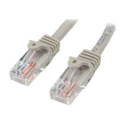 StarTech 5m Grey Snagless UTP Cat5e Patch Cable