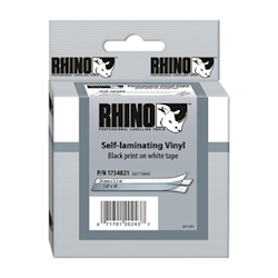 Dymo Rhino 24mm Wht Vinyl