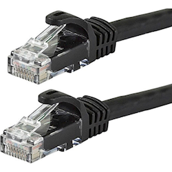Astrotek Cat6 Cable 1m - Black Colour Premium RJ45 Ethernet Network LAN UTP Patch Cord 26AWG-CCA PVC Jacket