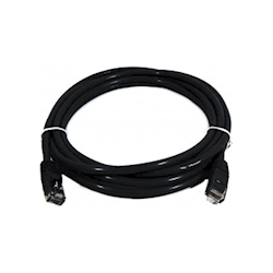 8Ware Cat6a UTP Ethernet Cable, Snagless - Black 5M