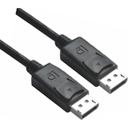 Astrotek AT-DP-MM-3M, DisplayPort DP Cable 3m - 20 pins Male to Male 1.2V 30AWG Gold Plated Assembly type Black PVC Jacket RoHS CBDPMM3