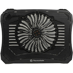 Thermaltake CL-N004-PL20BL-A, Massive V20 Notebook Cooler, LED Light and Fan Speed Control, USB Cable Management And Extender, Ergonomic Designed, 2yr