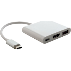 Astrotek Thunderbolt USB 3.1 Type C (USB-C) to HDMI + USB + Card Reader Video Adapter Converter Male to Female for Apple Macbook ChromeBook Pixel