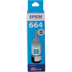 Epson T664 Cyan Eco Tank Ink