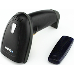Nadamoo Wireless Laser Barcode Scanner, Bi-Directional Red Laser (650nm) Scan, Up to 100m Indoor Range, Up to 400m Outdoor Range