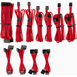 For Corsair PSU - Red Premium Individually Sleeved DC Cable Pro Kit, Type 4 (Generation 4)