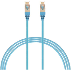 4Cabling 4M Cat6a RJ45 S/FTP Thin LSZH 30 AWG Network Cable. Blue