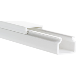Cable Ducting 16mm(W) x 16mm(H) x 2m: White