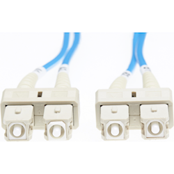 4Cabling 5m SC-SC OM1 Multimode Fibre Optic Cable: Blue