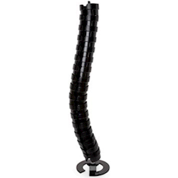 Elsafe: Umbilical Cable Management - Pathfinder Ceiling to Floor 2820mm in Black