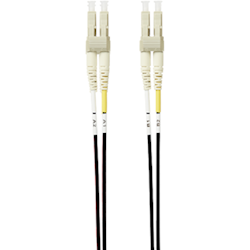 4Cabling 10m LC-LC OM4 Multimode Fibre Optic Patch Cable: Black
