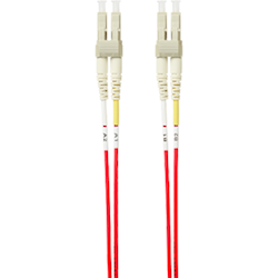 4Cabling 5m LC-LC OM4 Multimode Fibre Optic Patch Cable: Red