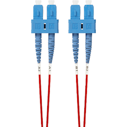4Cabling 10m SC-SC OS1 / OS2 Singlemode Fibre Optic Cable: Red