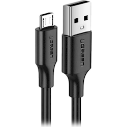 UGREEN USB 2.0 A to Micro USB Cable Nickel Plating 1m Black 60136