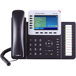 Grandstream HD PoE IP Phone 480X272 Colour LCD 6 Lines Dual GBE 5 Program Keys 24 BLF Keys BT