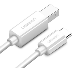 Ugreen Type C to USB-B Cable White 1.5M 40417