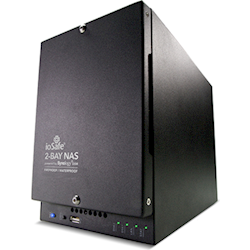 ioSafe 218 DISKLESS NAS - Two bay fireproof/waterproof NAS device with RAID 1, powered by Synology
