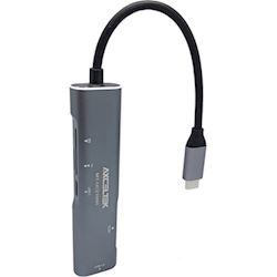 Axceltek MT-UC2100R USB-C to HDMI/USB-A+C/reader 4K dock