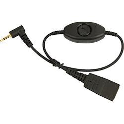 Jabra Cord QD to 2.5mm w/PTT 0.5m Straight