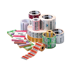 Zebra 10005850 2 x 1 x 1 (C) Thermal Transfer Z-Perform 2000T 2490LPR 6 Rolls/Carton