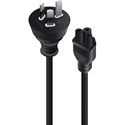 ALOGIC 2m Aus 3 Pin Wall to IEC C5 Male to Female