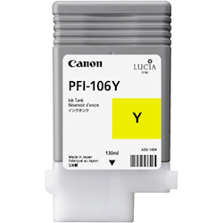 Canon PFI-106Y LUCIA EX Yellow Ink for IPF6300, IPF6300S, IPF6350, IP