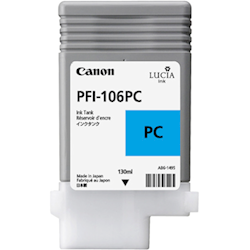 Canon PFI-106PC LUCIA EX Photo Cyan Ink for IPF6300, IPF6300S, IPF63