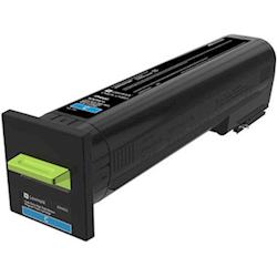 Lexmark CX825/CX860 Cyan Extra High Yield Return Program Toner Cart 22K