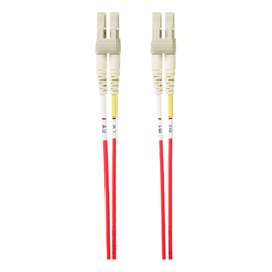 4Cabling 2m LC-LC OM4 Multimode Fibre Optic Patch Cable: Red