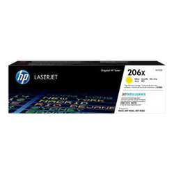 HP 206X Yellow Toner - High Yield - APPROX 2.45K Pages - for M283, M255 Printers