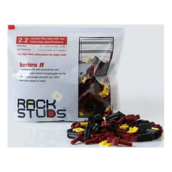 RackStudsâ„¢ Series II Red : 100 Pack