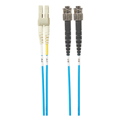 4Cabling 5m LC-ST OM4 Multimode Fibre Optic Cable: Blue