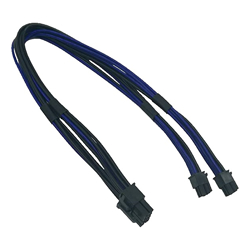 Dual Mini 6 Pin To 8 Pin PCI-E Power Cable For Mac Pro Video Card