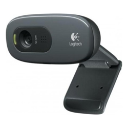 Logitech C270 IPTV HD Mini Webcam,   USB,   Widescreen HD 720p Video Calls,   Automatic Light Correction,