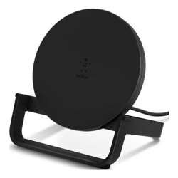 BELKIN QI WIRELESS 10W CHARGING STAND, BLACK, Include USB-A TO mUSB CABLE,NO PSU,2YR + CEW