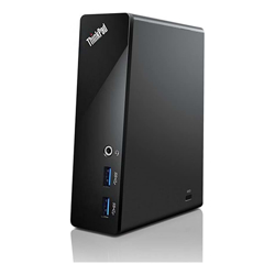 Lenovo ThinkPad USB 3.0 Dock - Dual Display, 2 x DVI, 5 x USB 3.0, 1 x RJ45 Ethernet, 45W Power Supply, 12 Mth Wty (Refurbished)