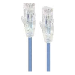 ALOGIC 0.50m Blue Ultra Slim Cat6 Network Cable UTP 28AWG Series Alpha