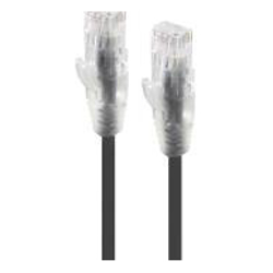 ALOGIC 1.5m Black Ultra Slim Cat6 Network Cable UTP 28AWG Series Alpha