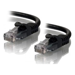 ALOGIC 0.3m Black CAT6 network Cable