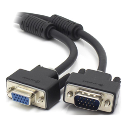 ALOGIC 2m VGA/SVGA Premium Shielded Monitor Extension Cable With Filter Male to Female