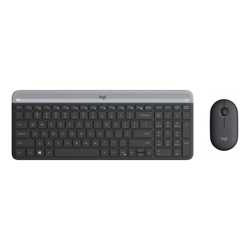Logitech MK470 Slim Graphite Wireless Keyboard and Mouse