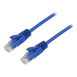 BluPeak 1m Cat6 UTP LAN Cable - Black-Sold by carton QTY 20 units