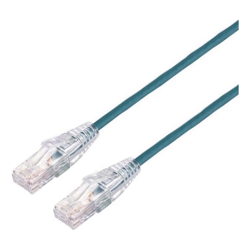 BluPeak 1M Ultra Thin Cat6a UTP LAN Cable - Green (Lifetime Warranty)